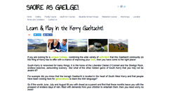 Desktop Screenshot of irishlanguageholidays.com